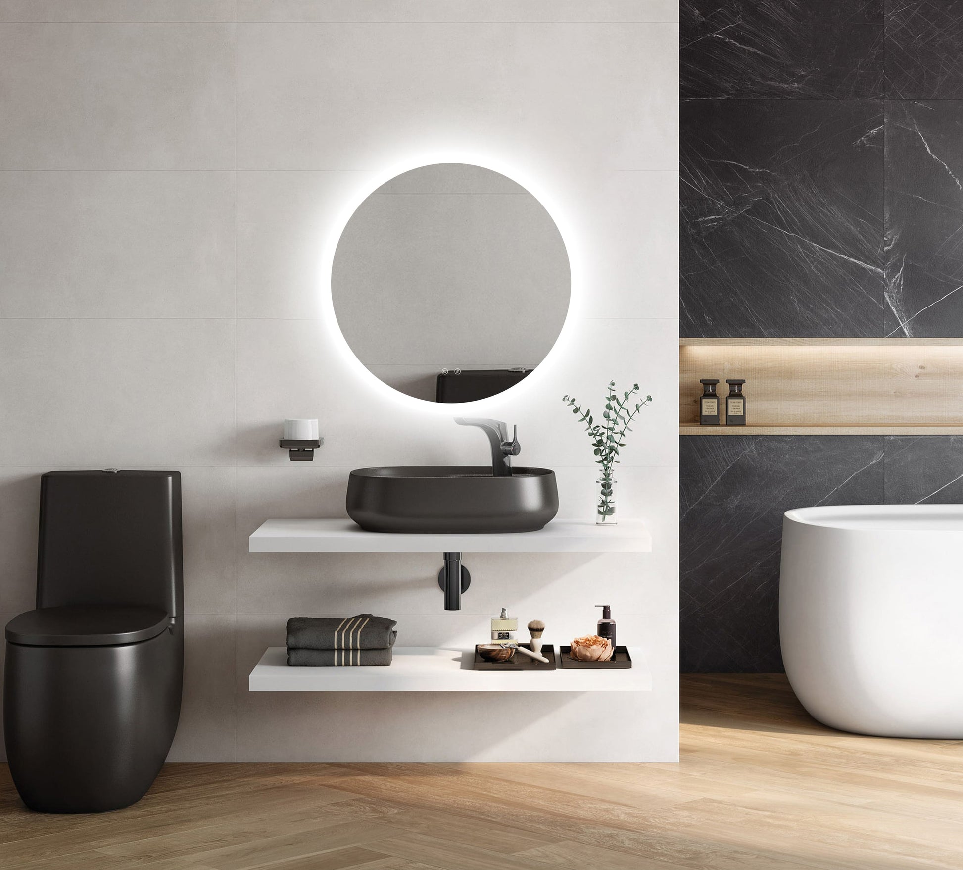 LED-spegel Ares
