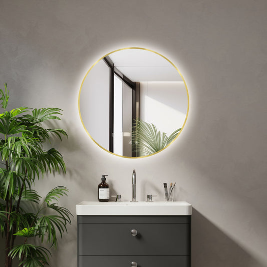 LED-spegel Ares Gold