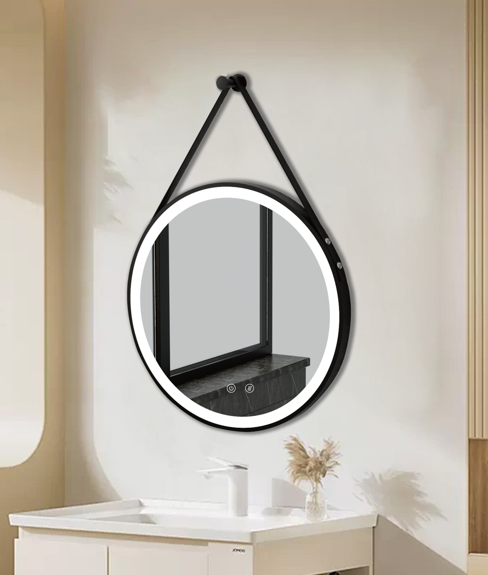 LED-spegel Olympus Black
