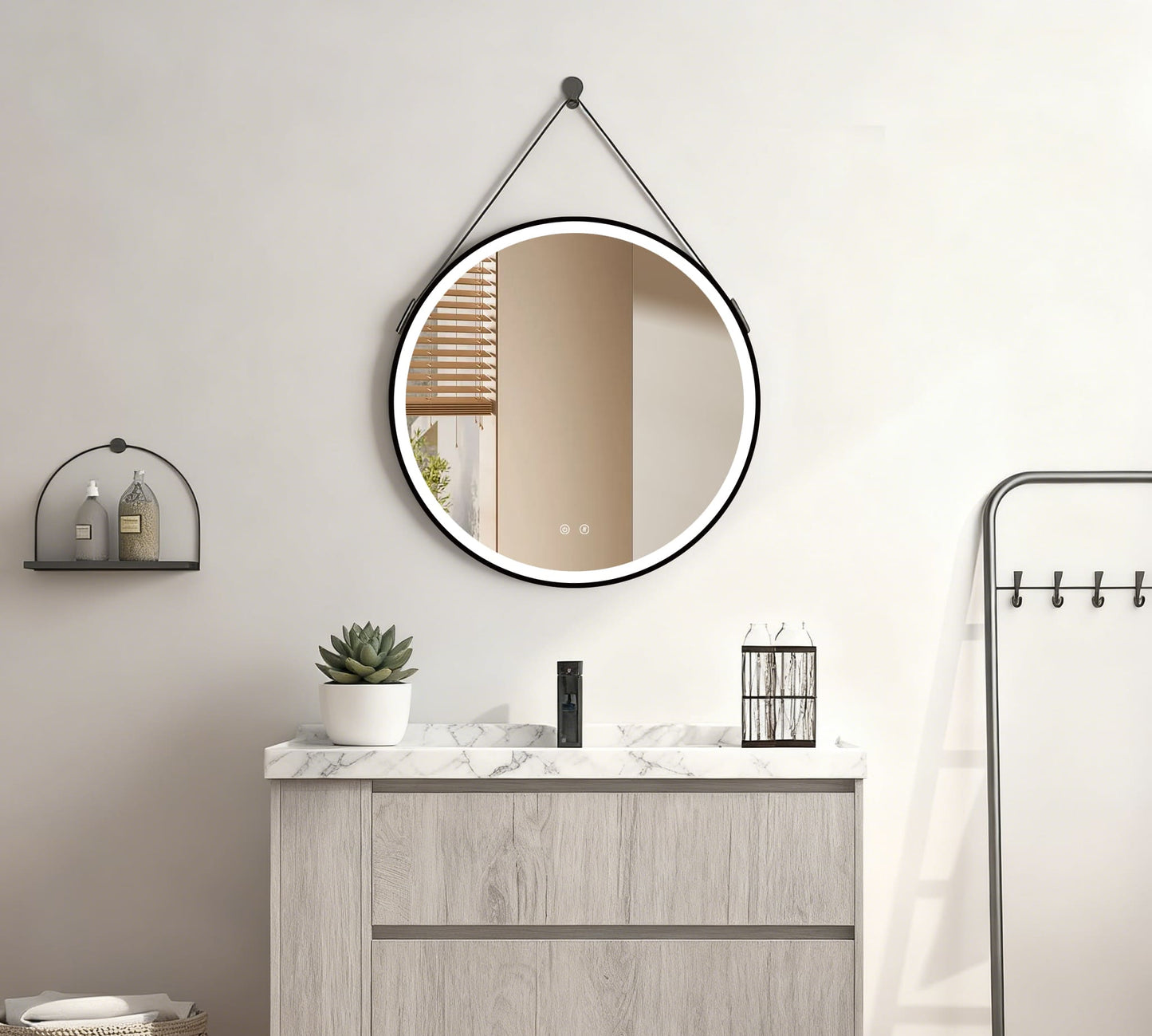 LED-spegel Olympus Gold