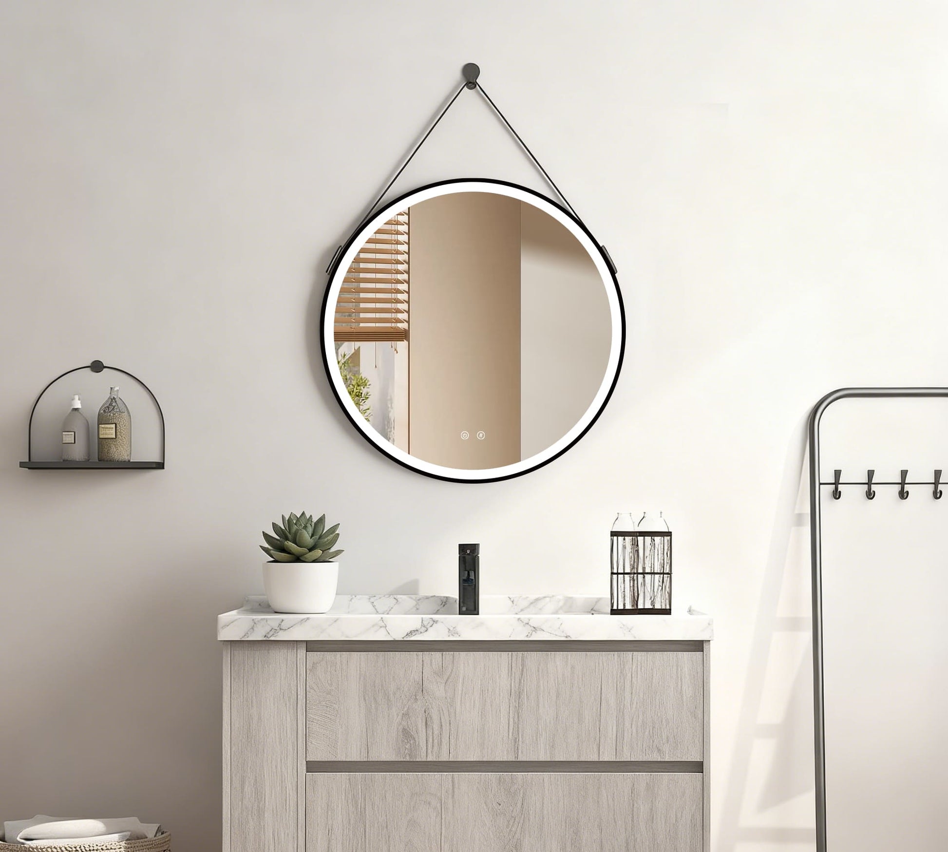 LED-spegel Olympus Gold