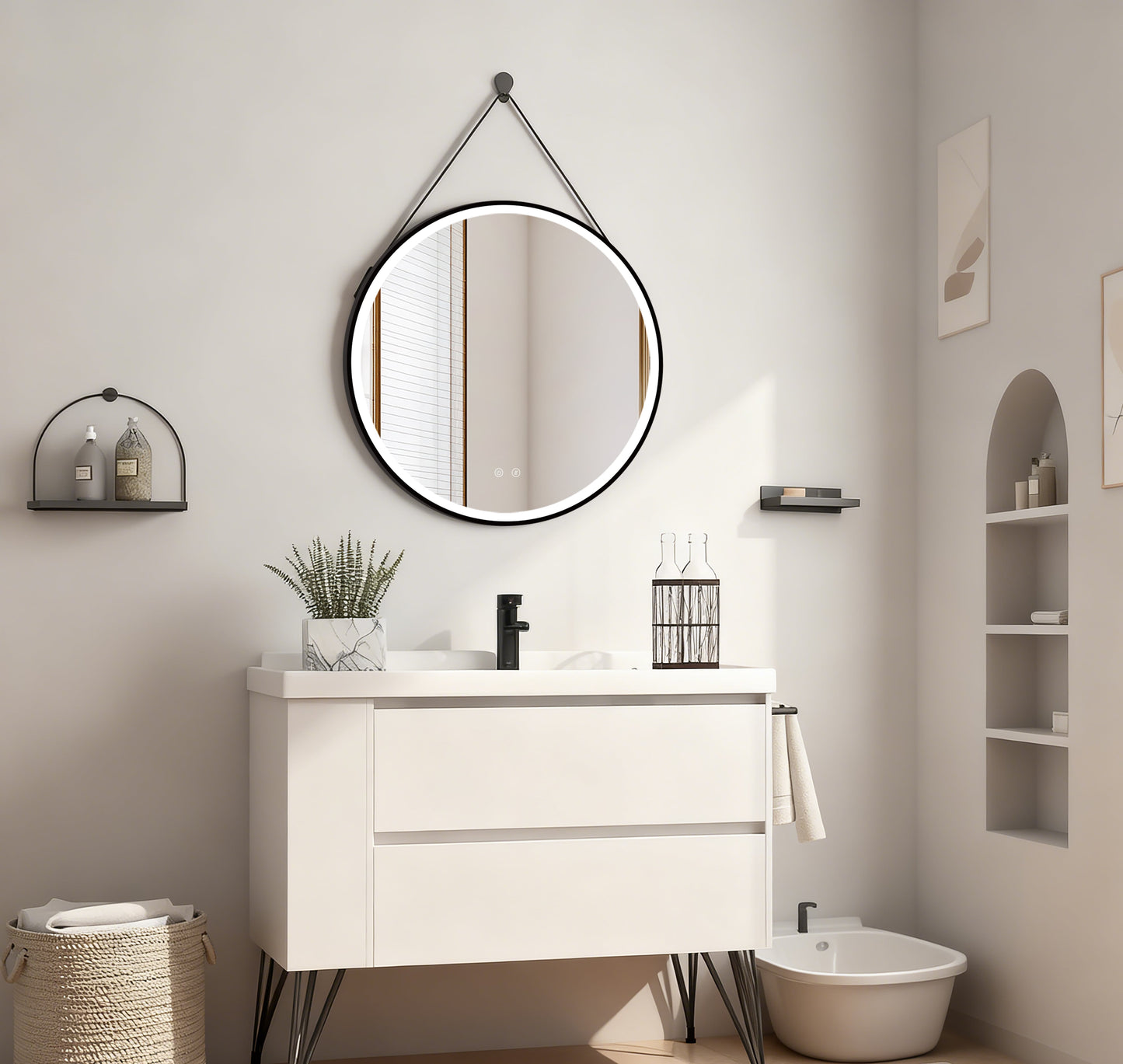 LED-spegel Olympus Gold